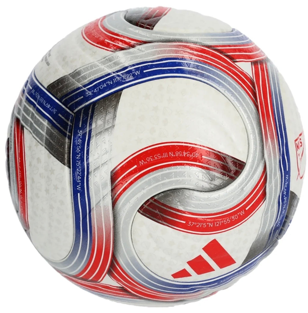 adidas MLS Pro Soccer Ball 2026 -
White/Blue/Red