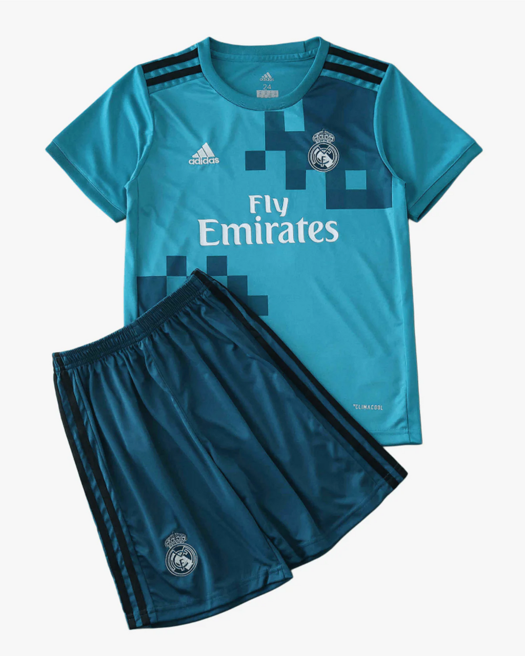 Kid’s Real Madrid 2017/18 Third Kit Retro