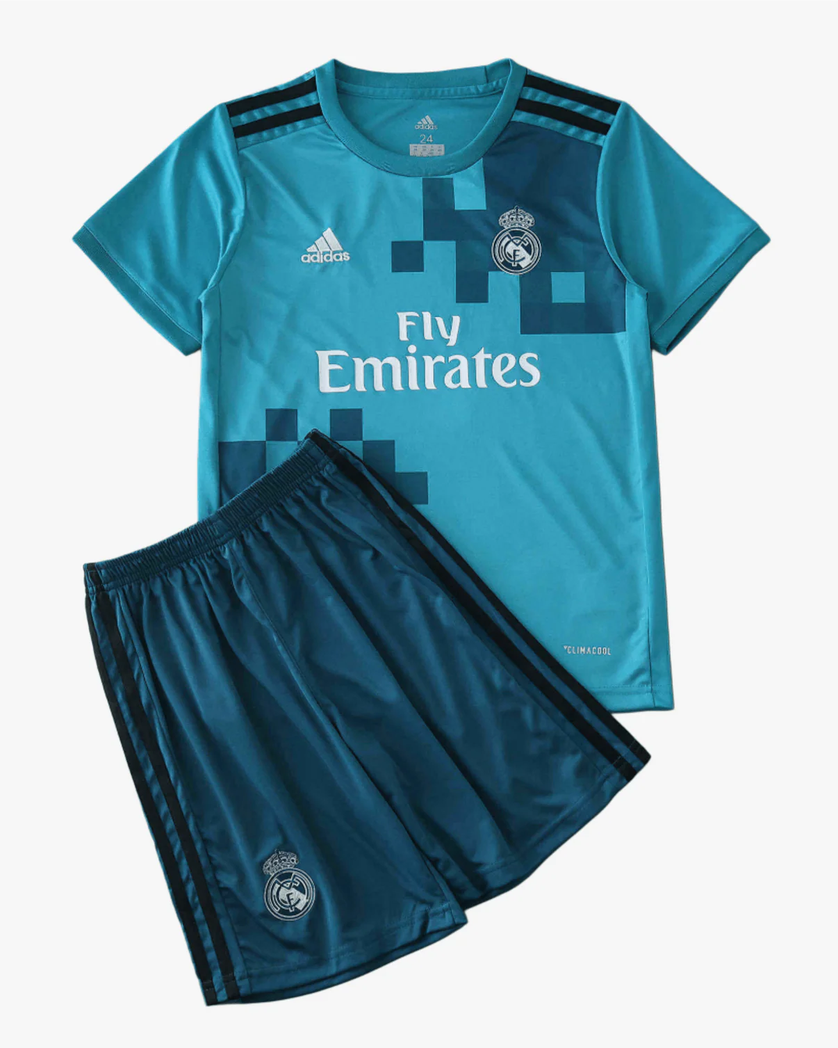 Kid’s Real Madrid 2017/18 Third Kit Retro