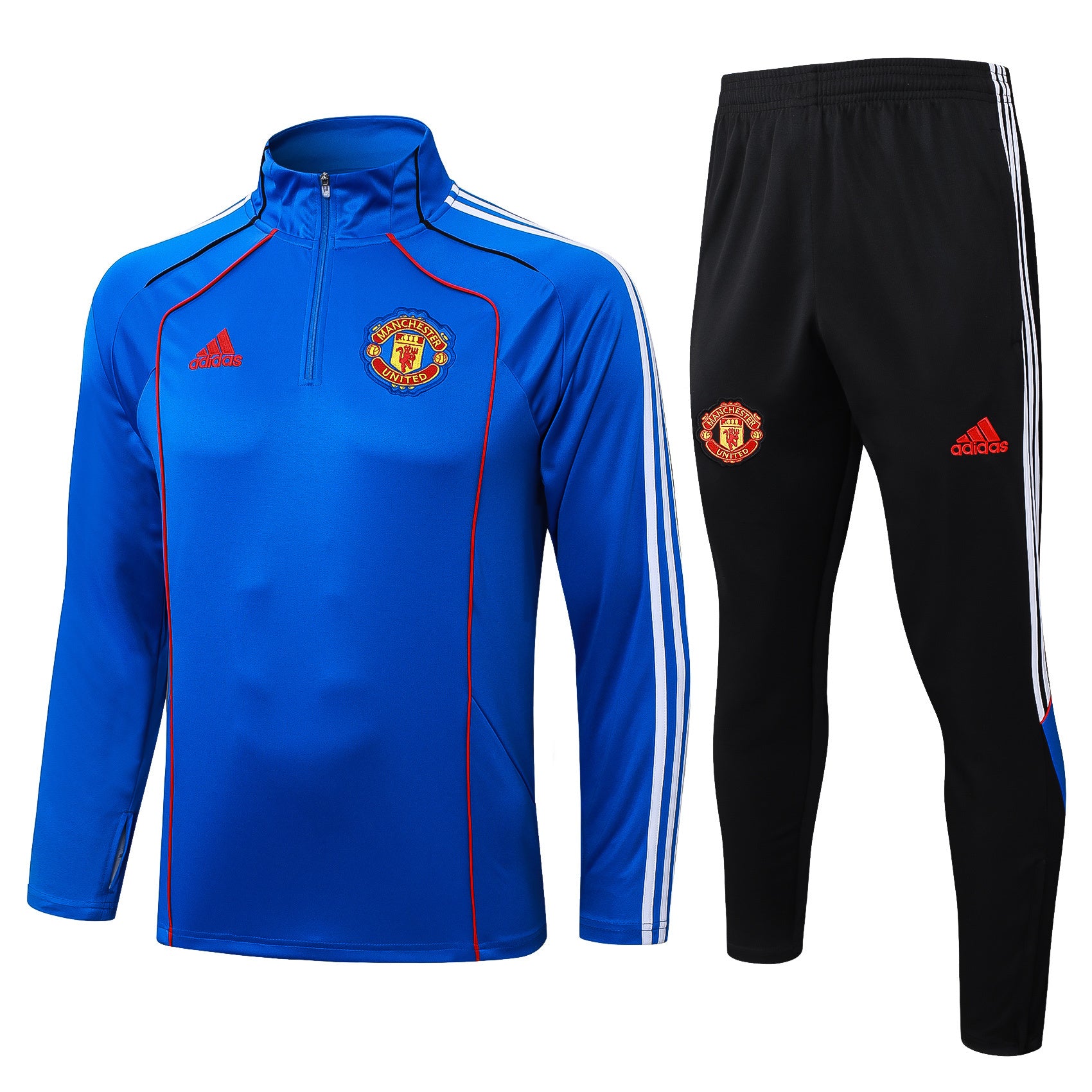 Men’s Manchester United Training Tracksuit Blue/Black/Red