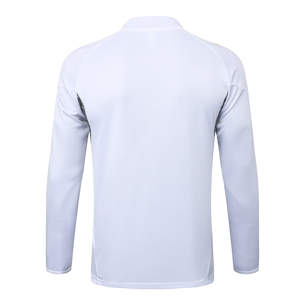 Men’s Real Madrid Training Tracksuit White/Grey