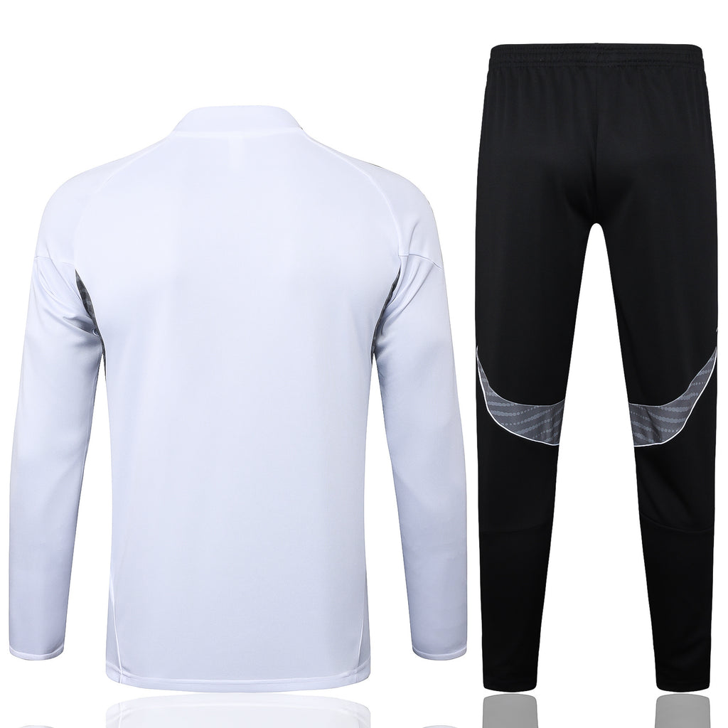 Men’s Real Madrid Training Tracksuit White/Grey