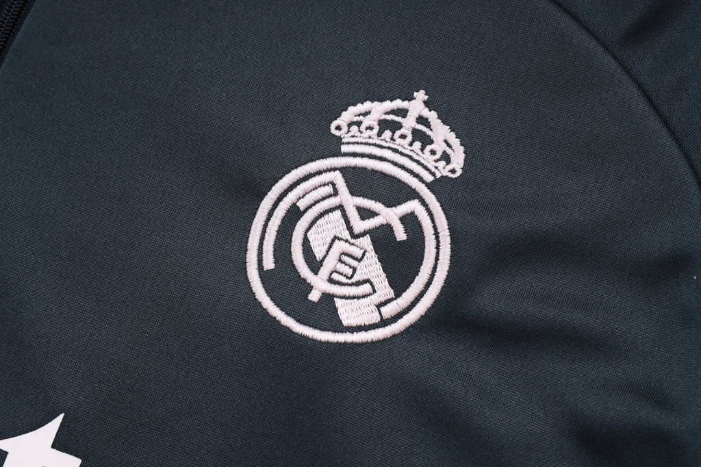Men’s Real Madrid Traininig Tracksuit Black/White