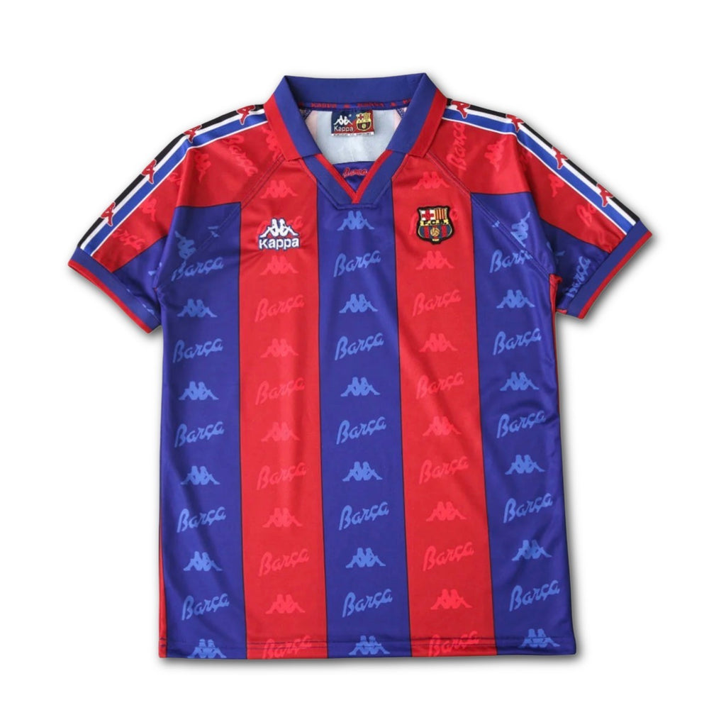 Men’s FC Barcelona 1996/97 Home Jersey Retro