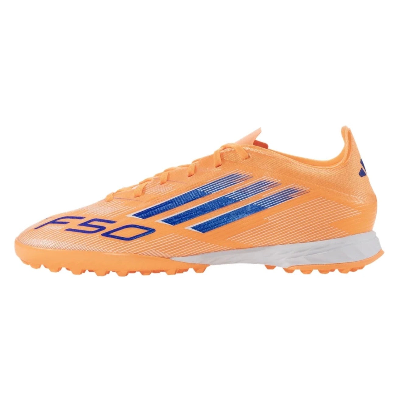 adidas F50 Pro TF Turf Soccer Cleat
Beam Orange/Lucid Blue/White