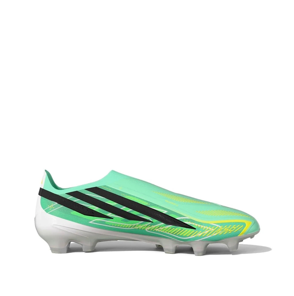 adidas F50 Hyperfast Elite Laceless FG Firm Ground Soccer Cleat
Pulse Mint/Core Black/Solar Lemon