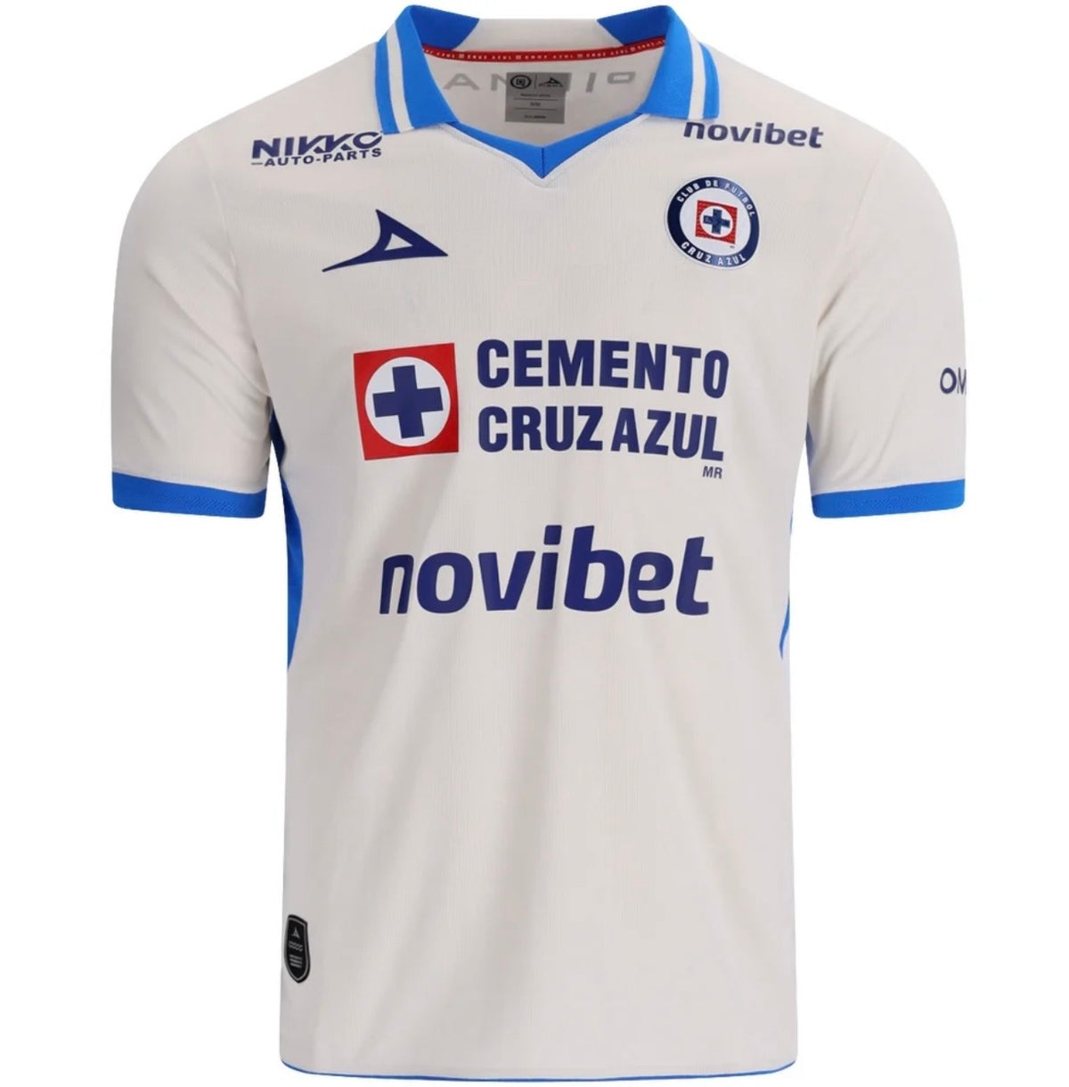 Men's Authentic Pirma Cruz Azul Away
Jersey 26/27