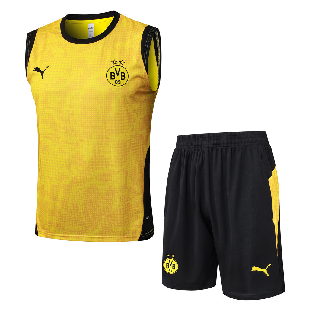 Men’s Borrusia Dortmund 25/26 Training Vest Yellow/Black