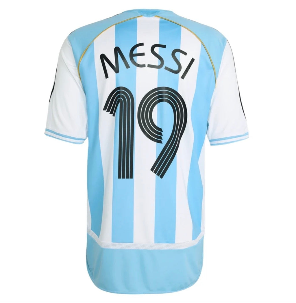Men’s Argentina 2006 Home Jersey Messi 10 Retro