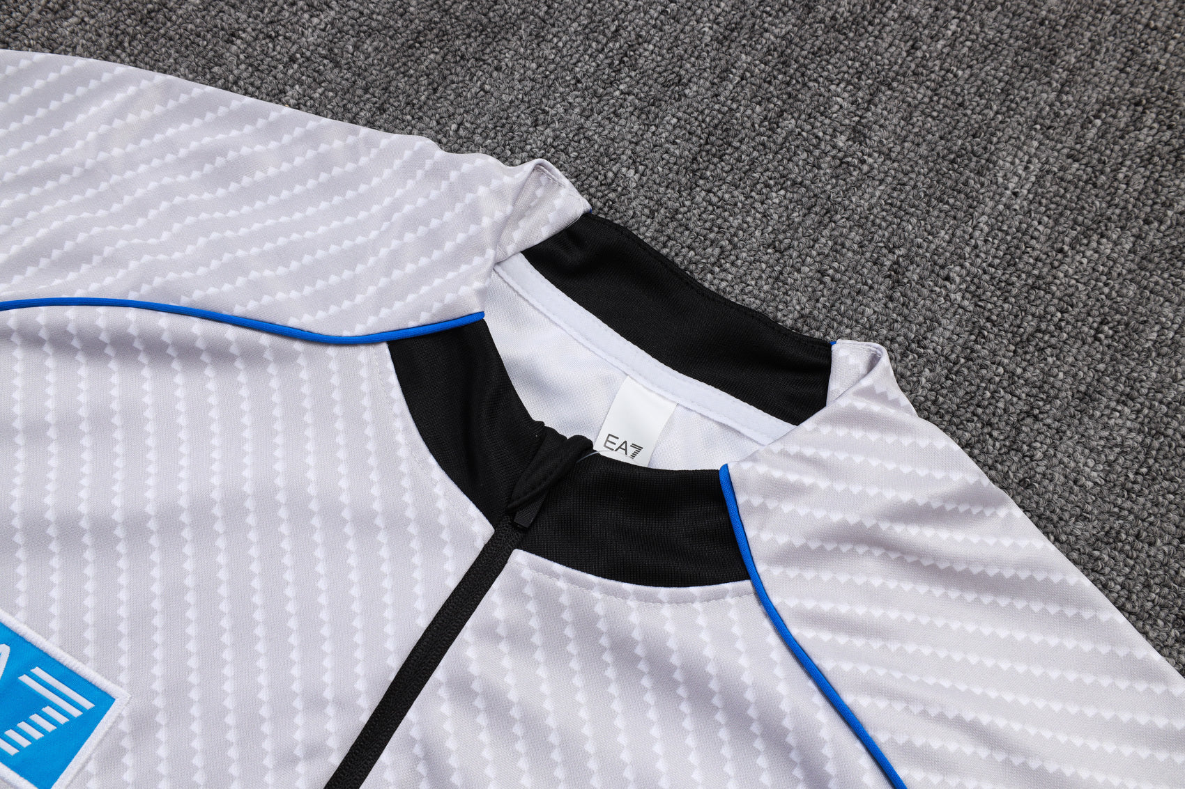 Men’s SSC Napoli Training Tracksuit White/Blue