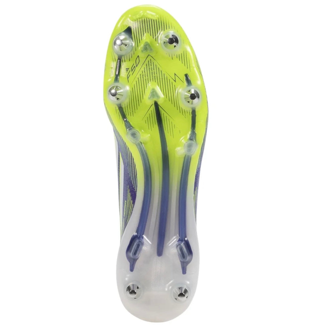 adidas F50 Elite SG Soft Ground Soccer
Cleat
Purple Rush/White/Lucid Lemon