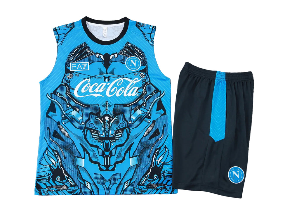 Men’s SSC Napoli 25/26 Training Vest Blue/Black