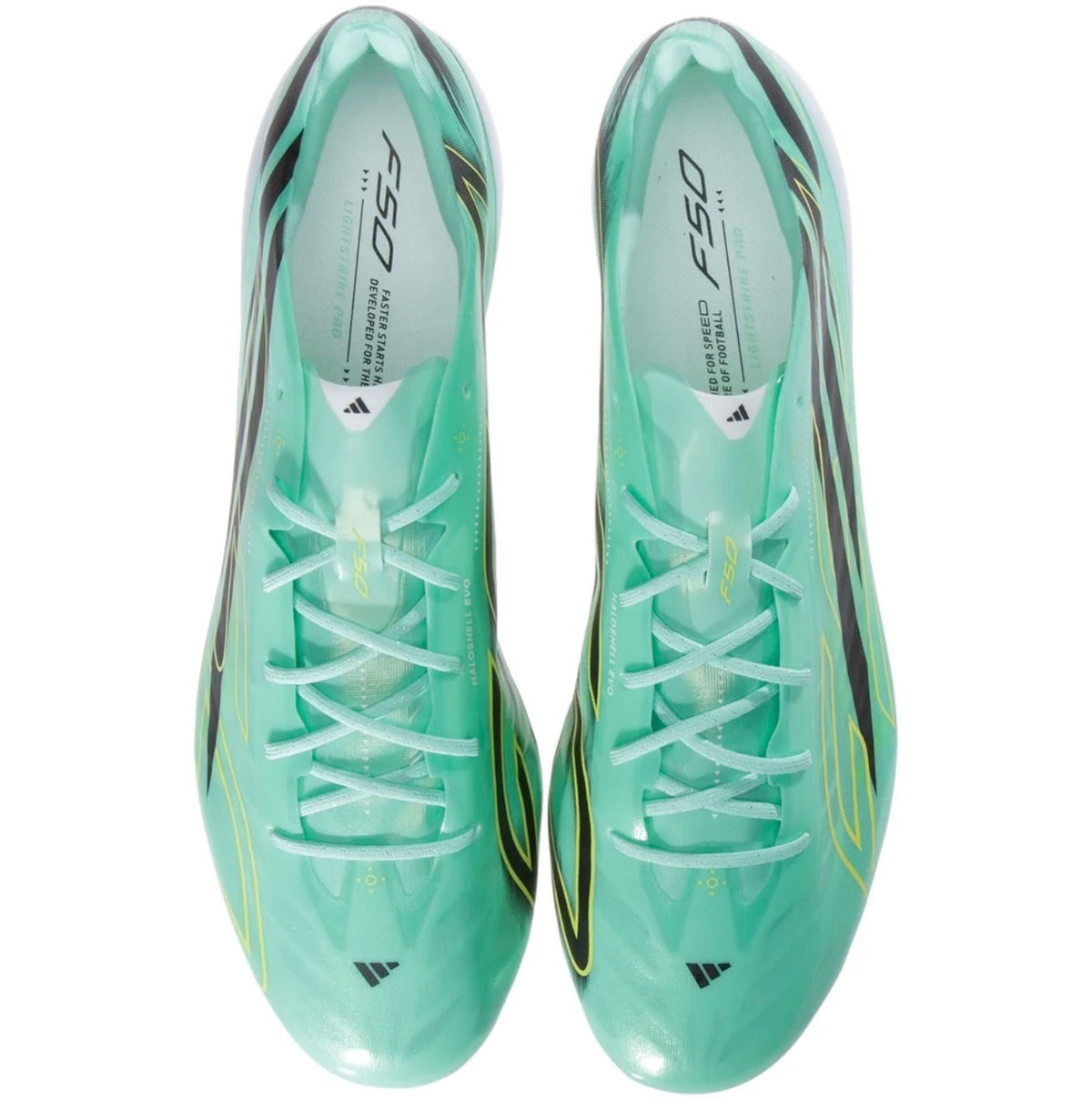 adidas F50 Hyperfast Evo FG Firm Ground Soccer Cleat
Pulse Mint/Core Black/Solar Lemon
