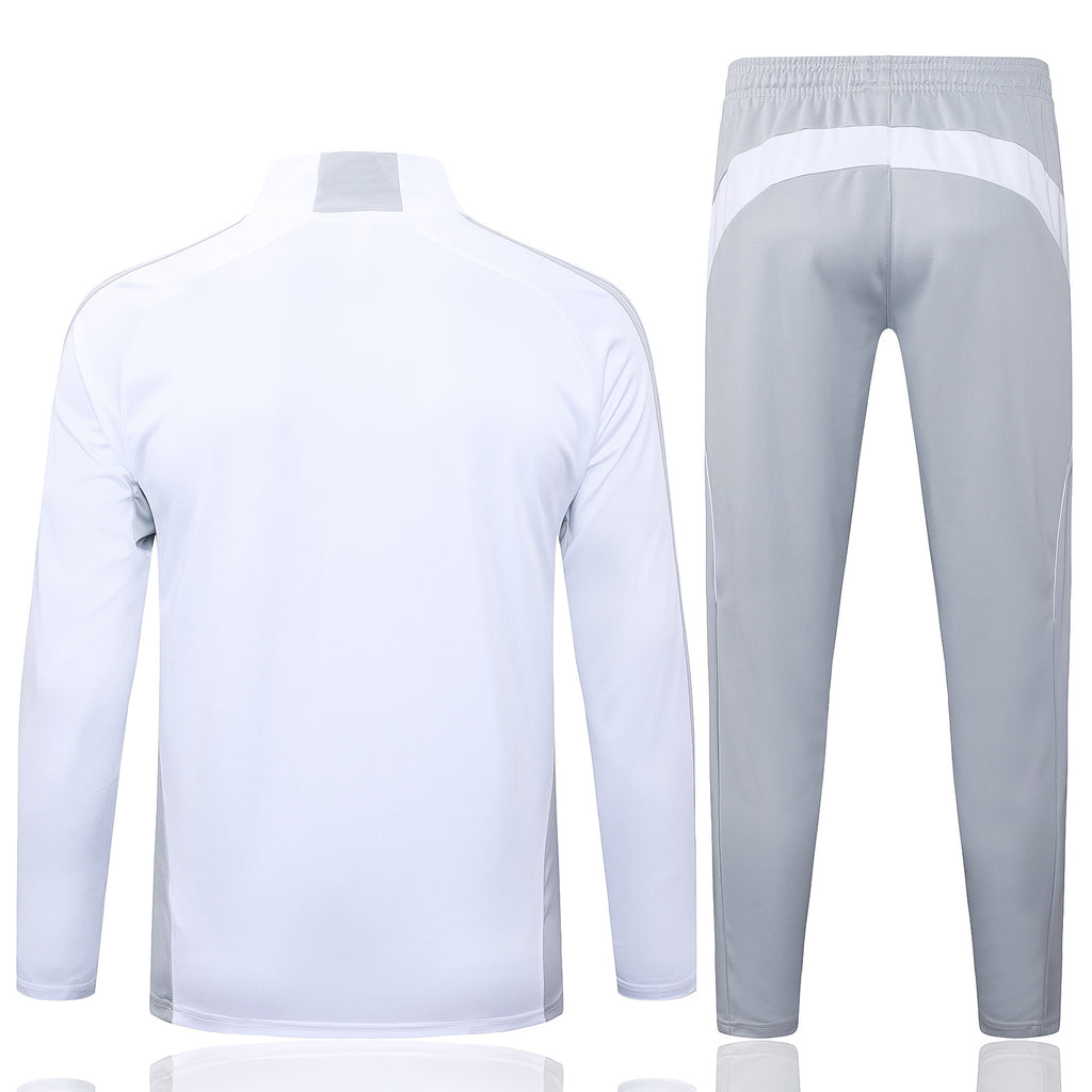 Men’s Real Madrid Training Tracksuit White/Grey