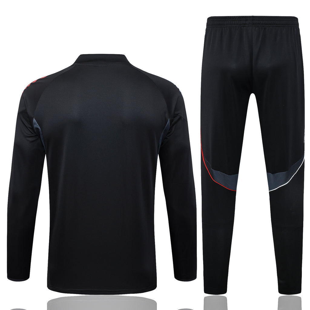 Men’s Ajax FC Training Tracksuit (Black/Red)