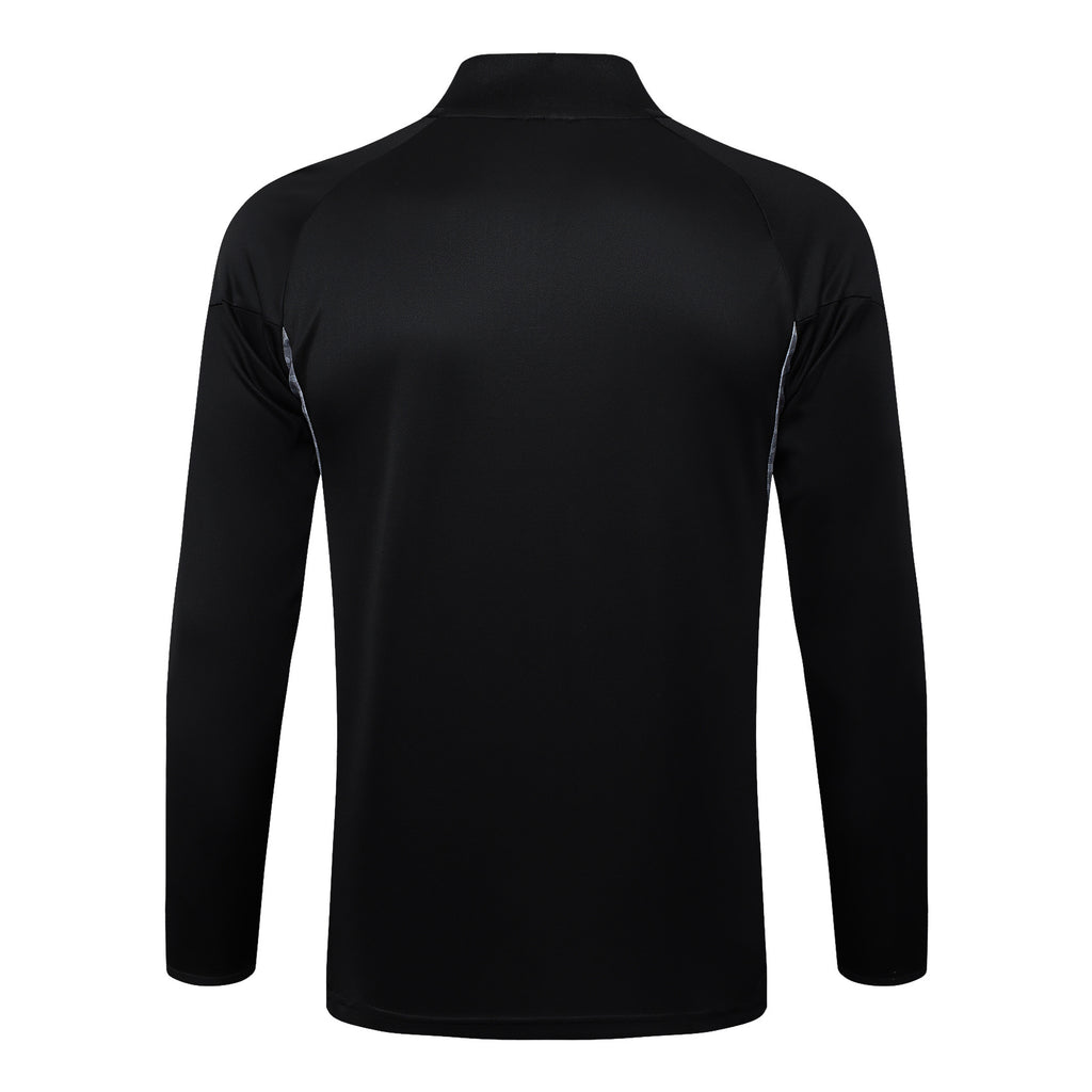 Men’s Real Madrid Training Tracksuit Black/Grey/White