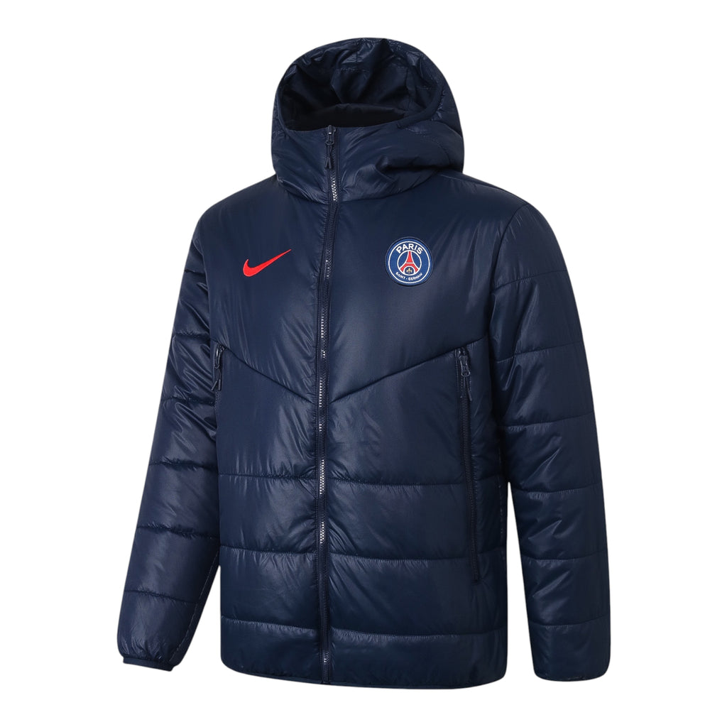 PSG Puffer Jacket & Training Pants Set – Navy/Red