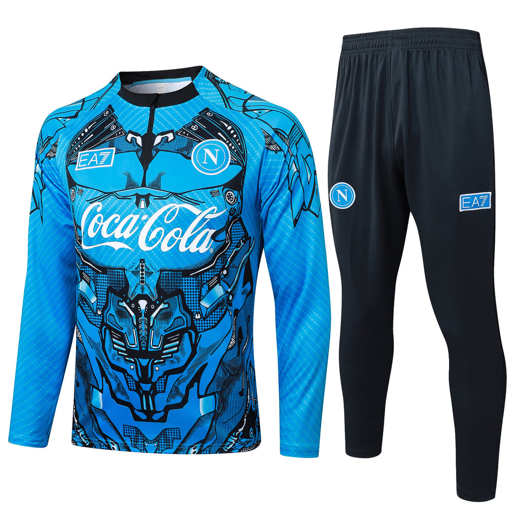 Men’s SSC Napoli Training Tracksuit Blue/Black