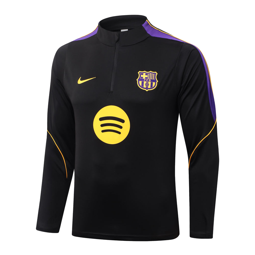 FC Barcelona 26/27 Training Set – Black/Purple/Gold