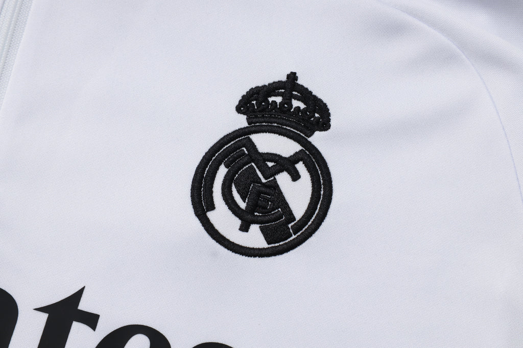 Men’s Real Madrid Training Tracksuit White/Grey
