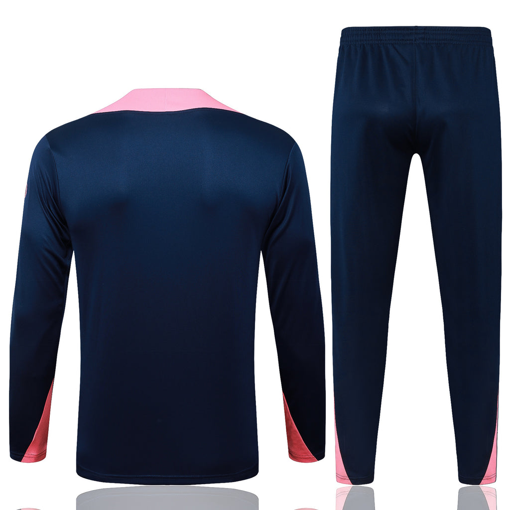 Men’s FC Barcelona Training Tracksuit Blue/Pink