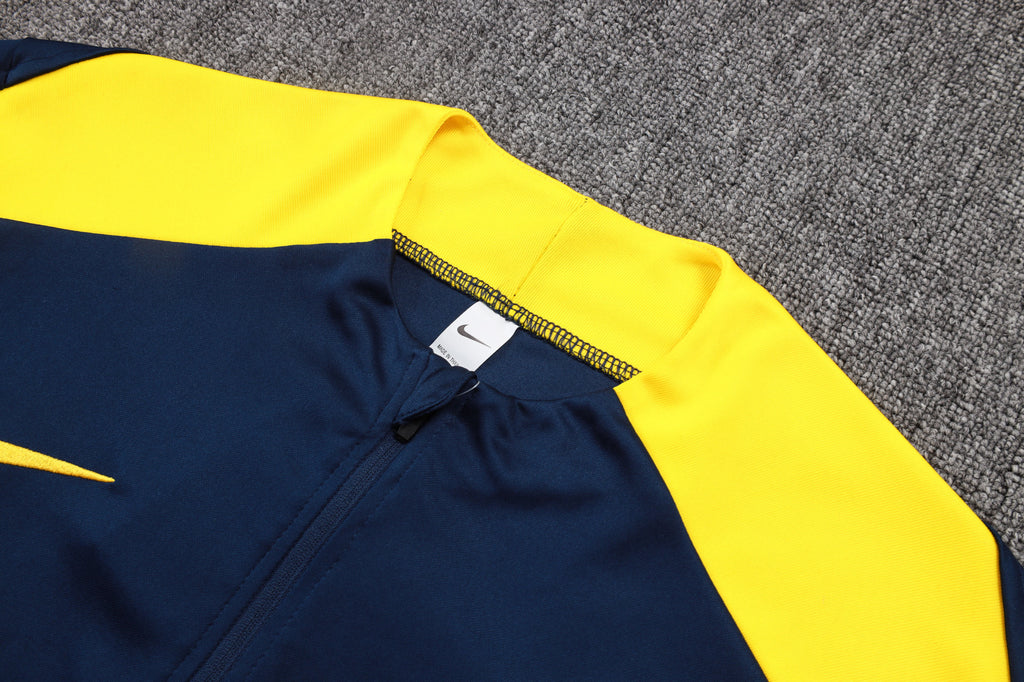 Men’s Atletico Madrid Training Tracksuit Navy Blue/Yellow