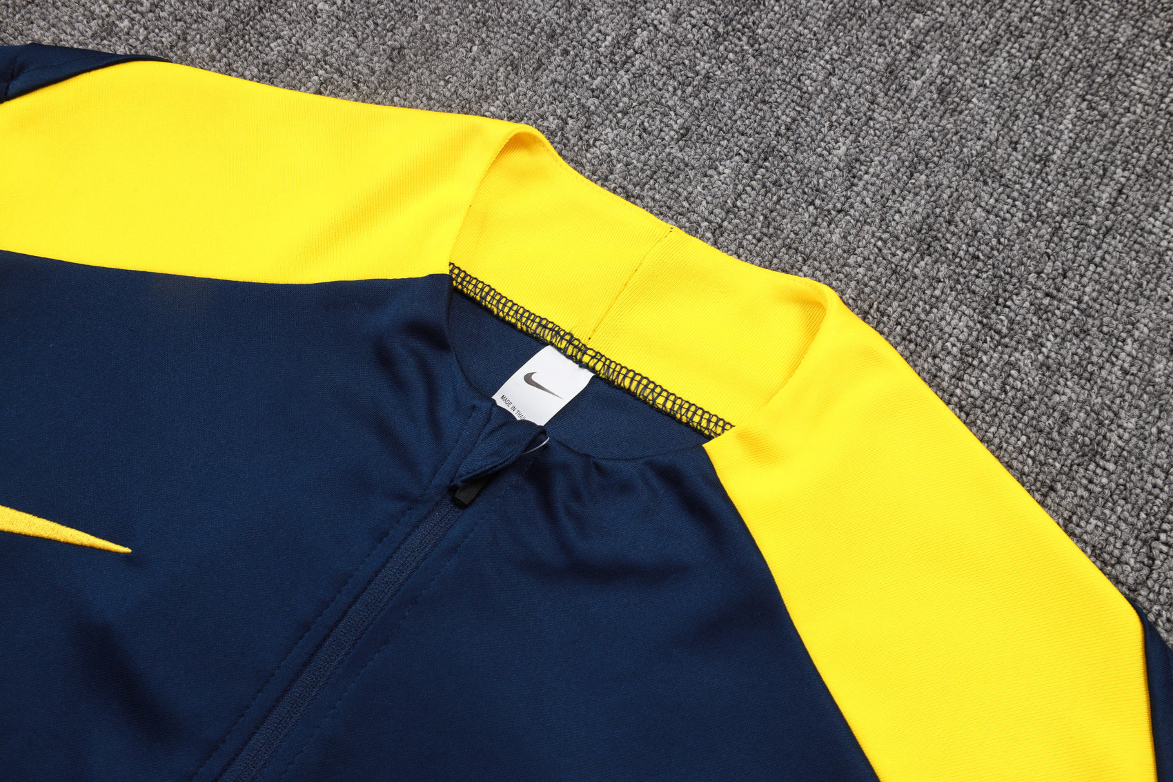 Men’s Atletico Madrid Training Tracksuit Navy Blue/Yellow