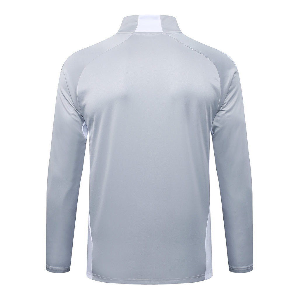 Men’s Real Madrid Training Tracksuit Grey/White