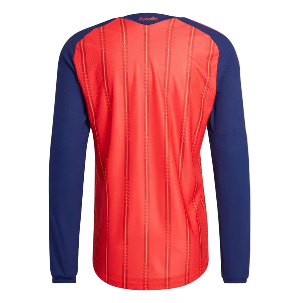 Men's Spain Long
Sleeve Home Jersey 2026 Player Version