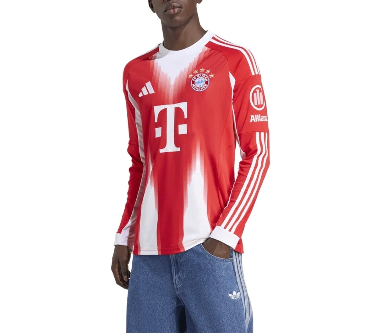 Men’s Bayern Munich
Long Sleeve Home Jersey Fan Version