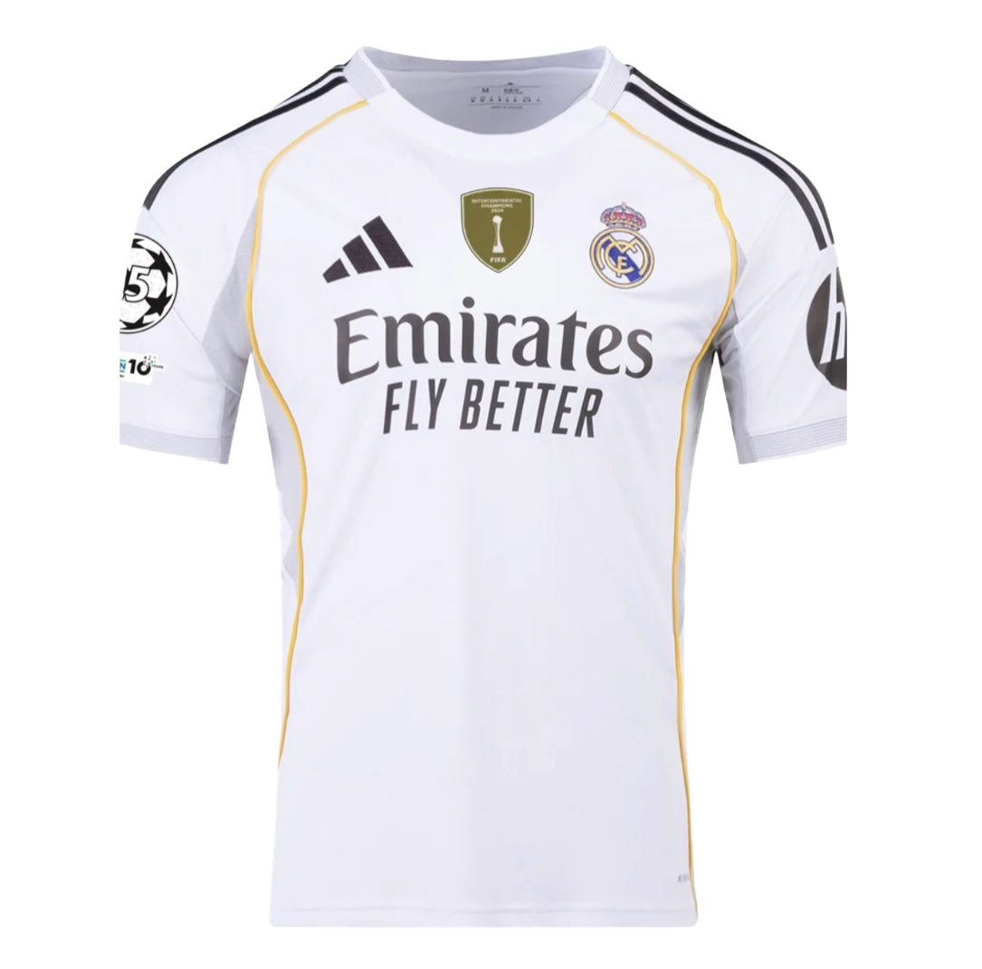 Men’s Real Madrid 25/26 Home CL Player Version