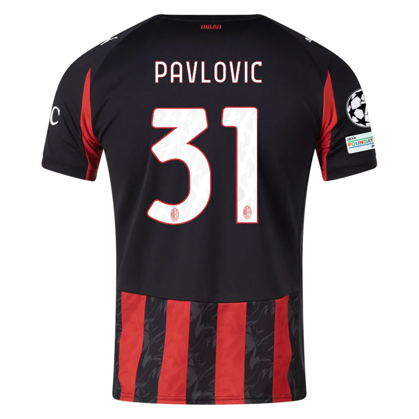 Men’s AC Milan 25/26 Home Jersey Player Version