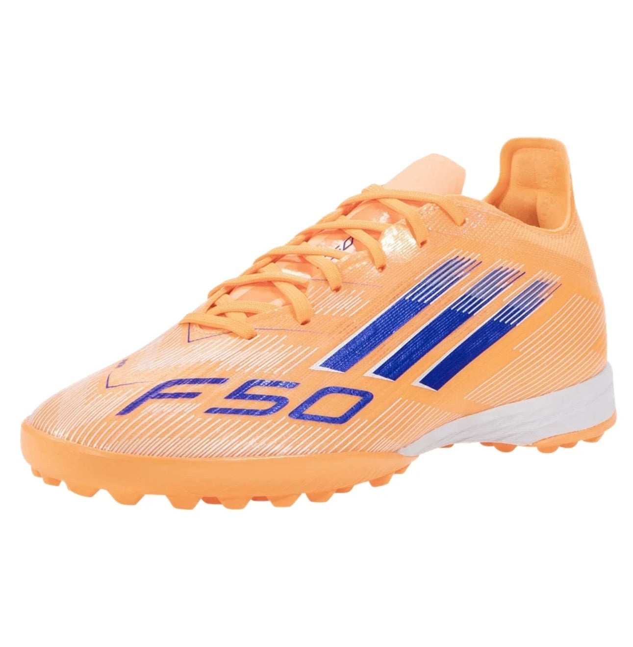 adidas F50 Pro TF Turf Soccer Cleat
Beam Orange/Lucid Blue/White