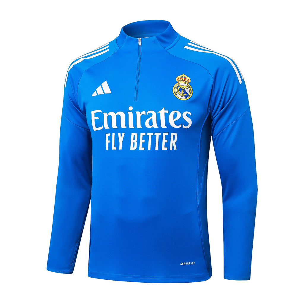 Men’s Real Madrid Training Tracksuit (Blue/White)