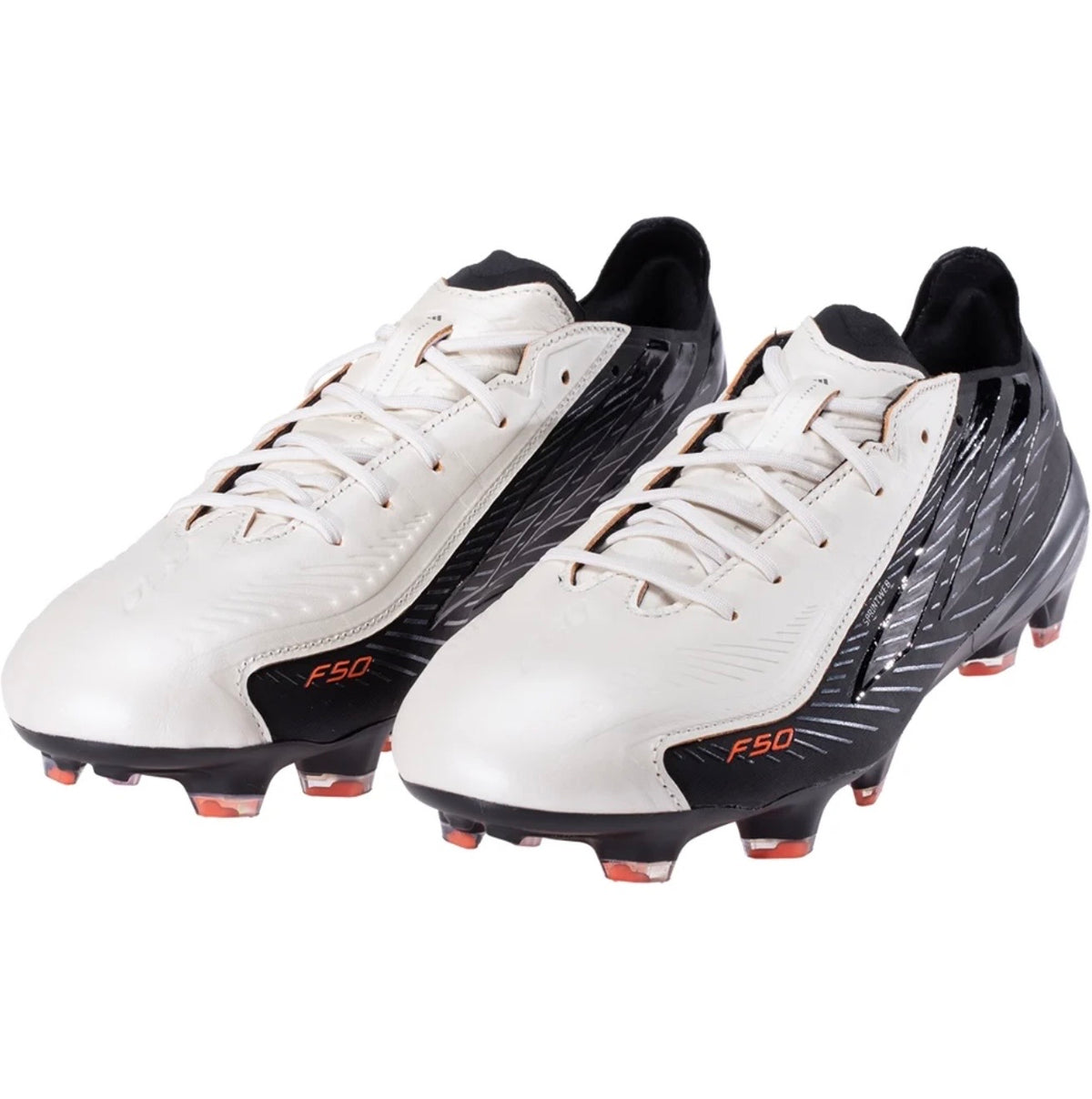 adidas F50 Hyperfast Elite L Tech FG Firm Ground Soccer Cleat
Zero Metallic/Core Black/Solar Orange