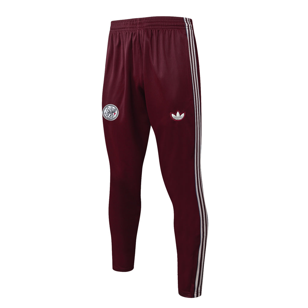 Men’s Ajax FC Training Tracksuit Beige/Burgundy