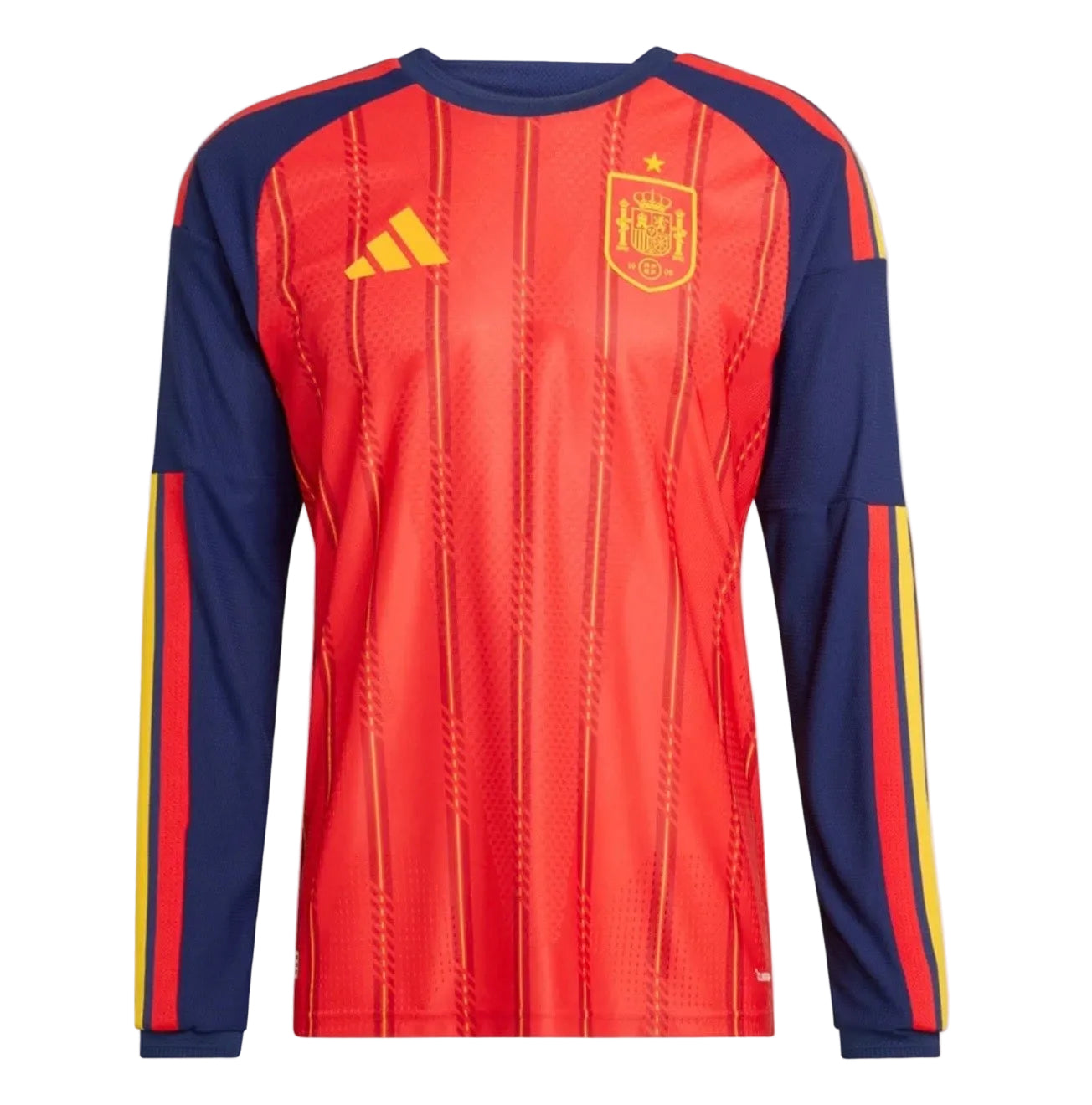 Men's Spain Long
Sleeve Home Jersey 2026 Player Version