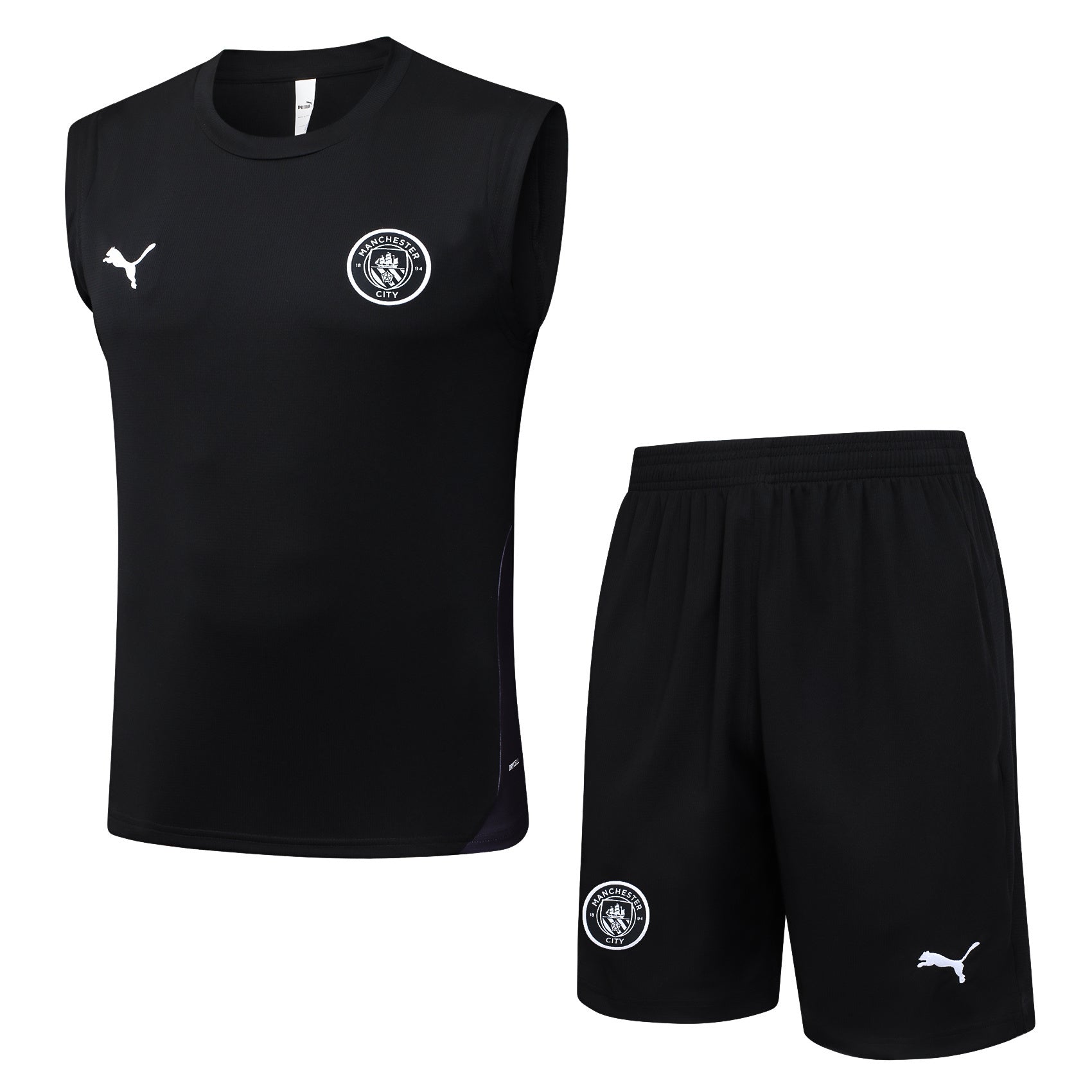 Men’s Manchester City 25/26 Training Vest Black/Grey