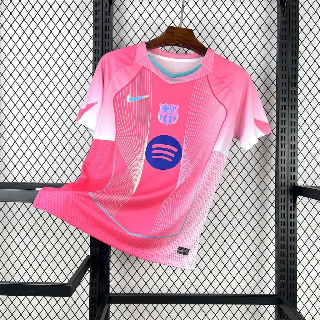 Men’s Barcelona 2025 Bright Pink Special Jersey