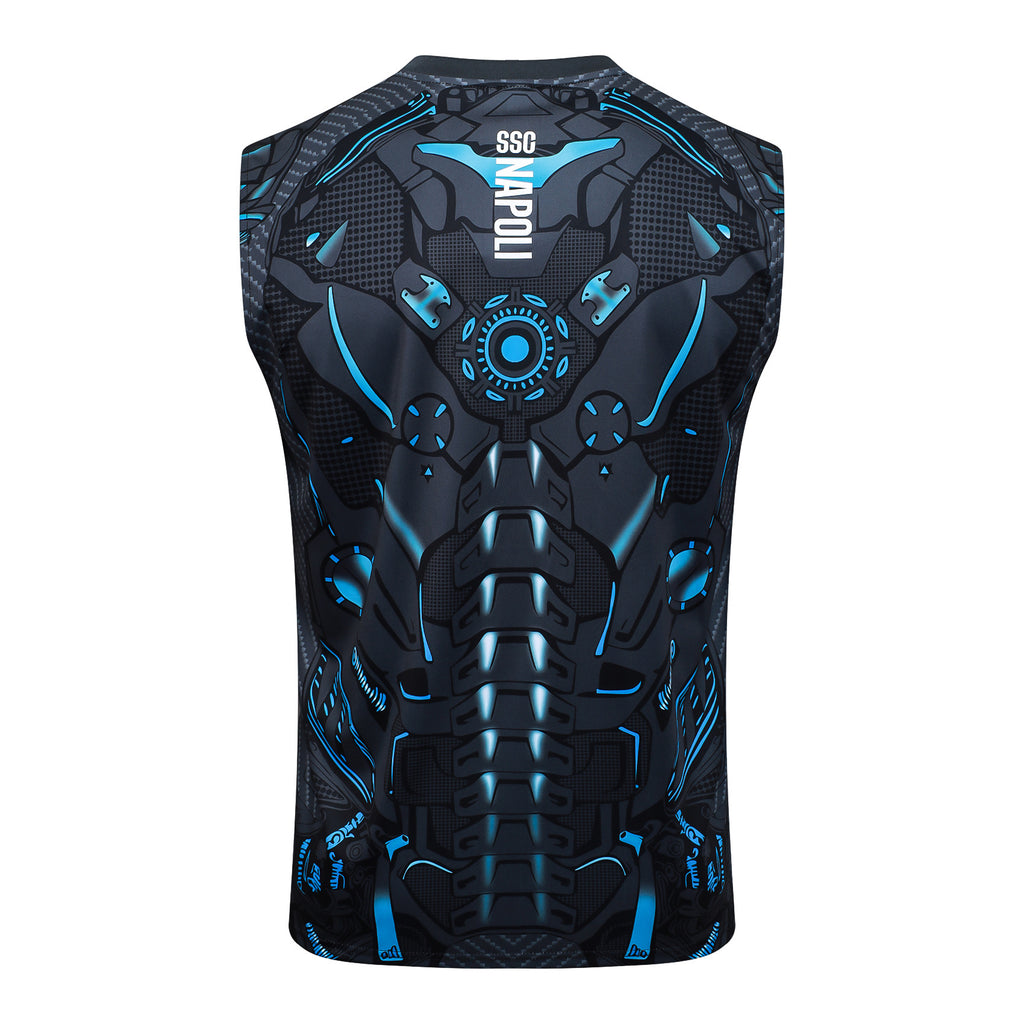 Men’s SSC Napoli 25/26 Training Vest Black/Blue