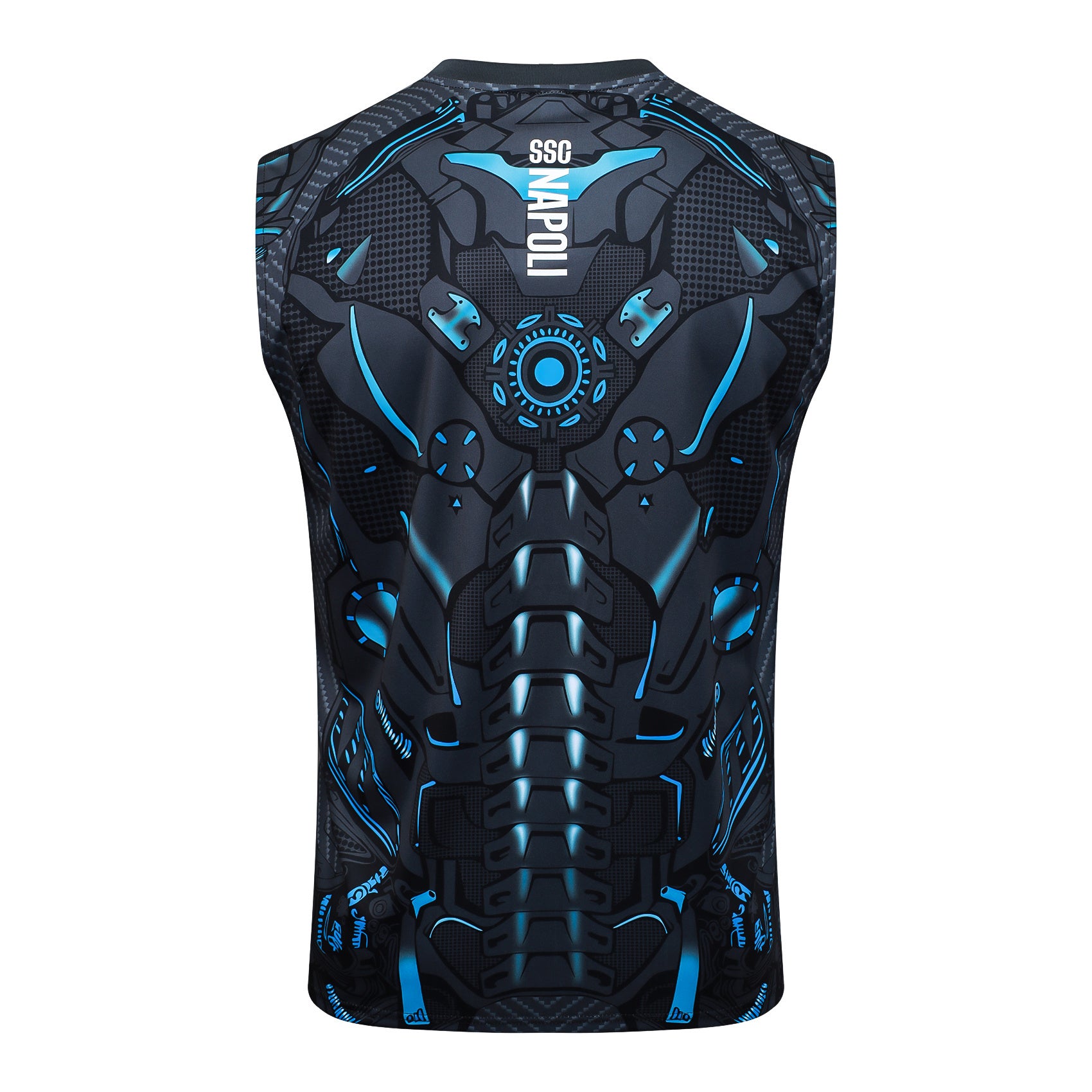 Men’s SSC Napoli 25/26 Training Vest Black/Blue