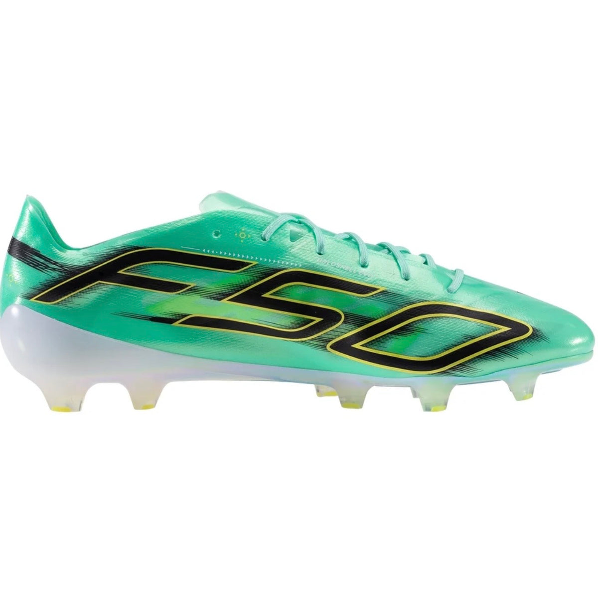 adidas F50 Hyperfast Evo FG Firm Ground Soccer Cleat
Pulse Mint/Core Black/Solar Lemon