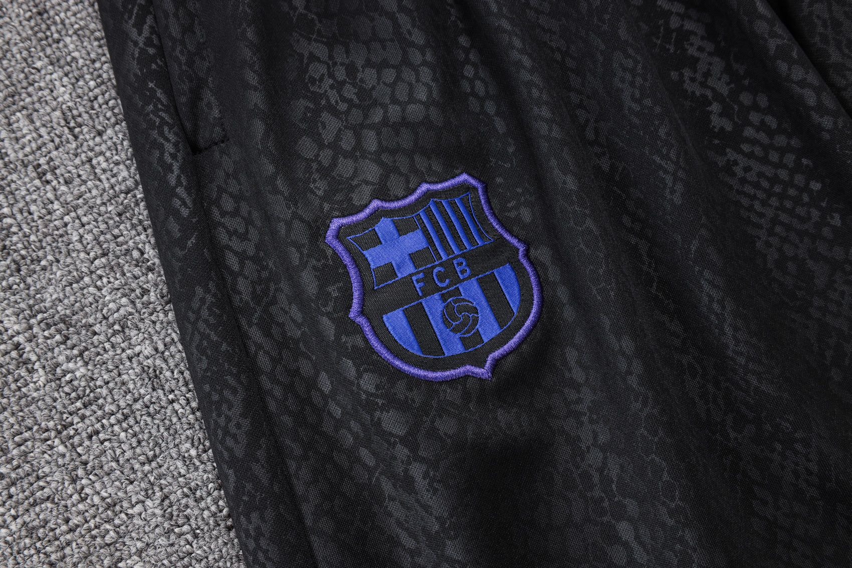 Men’s FC Barcelona Training Tracksuit Black/Purple