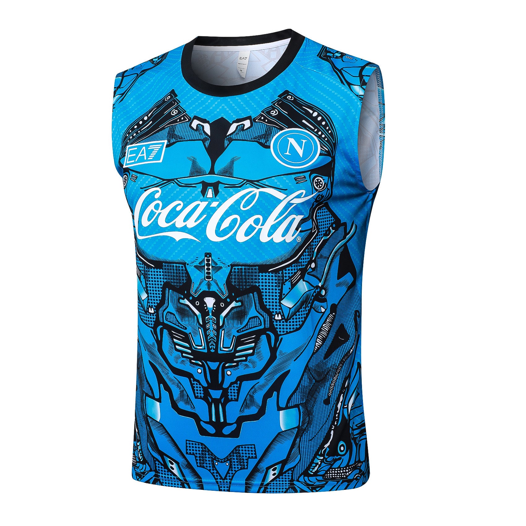 Men’s SSC Napoli 25/26 Training Vest Blue/Black