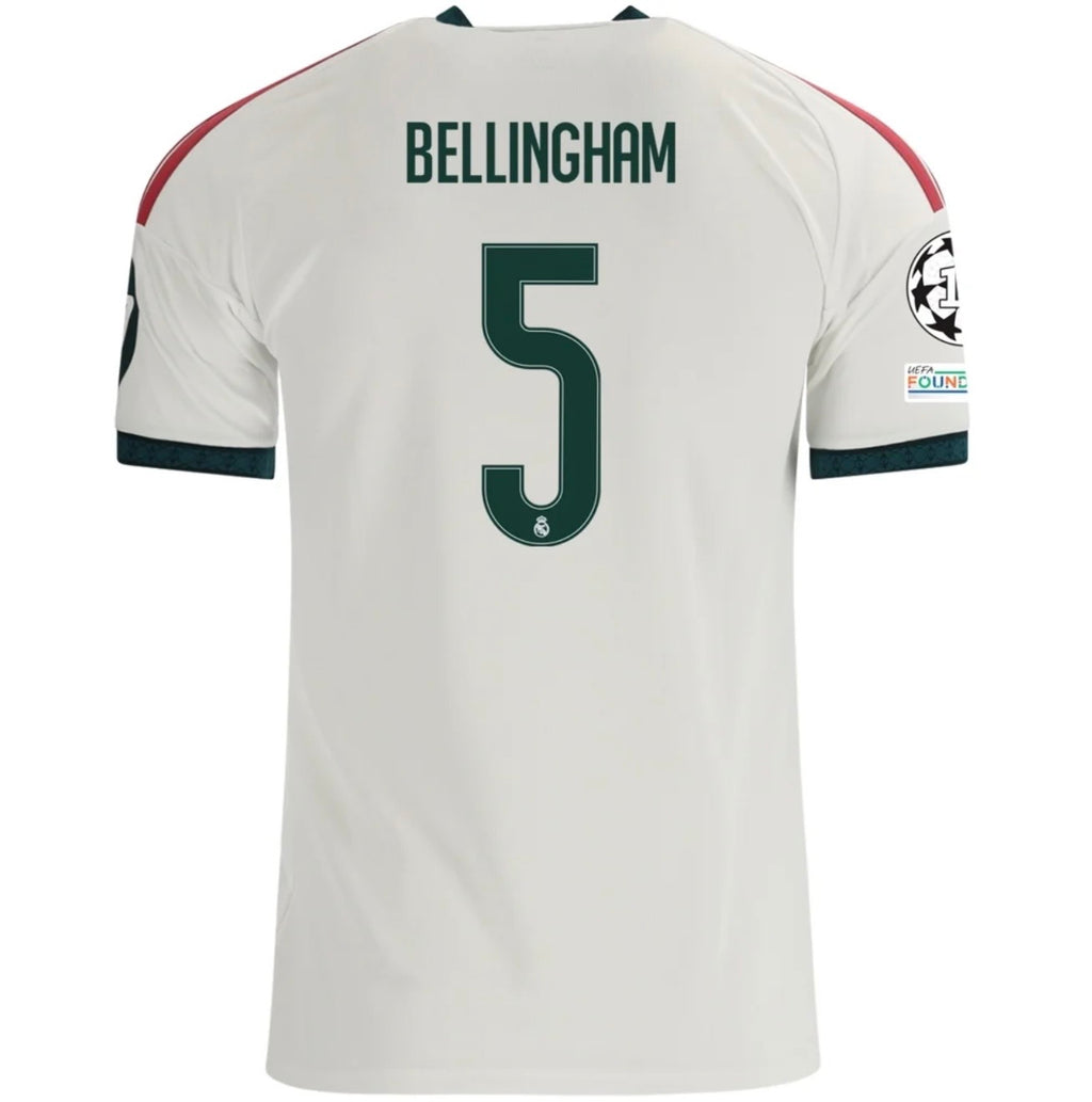 Men's Replica adidas Bellingham Real Madrid Home Jersey 26/27