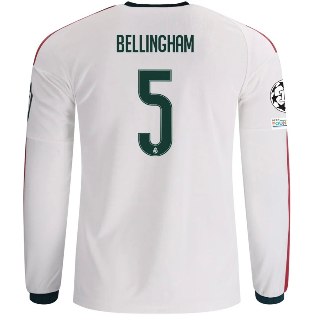 Men's Replica adidas Bellingham Real Madrid Home Jersey 26/27