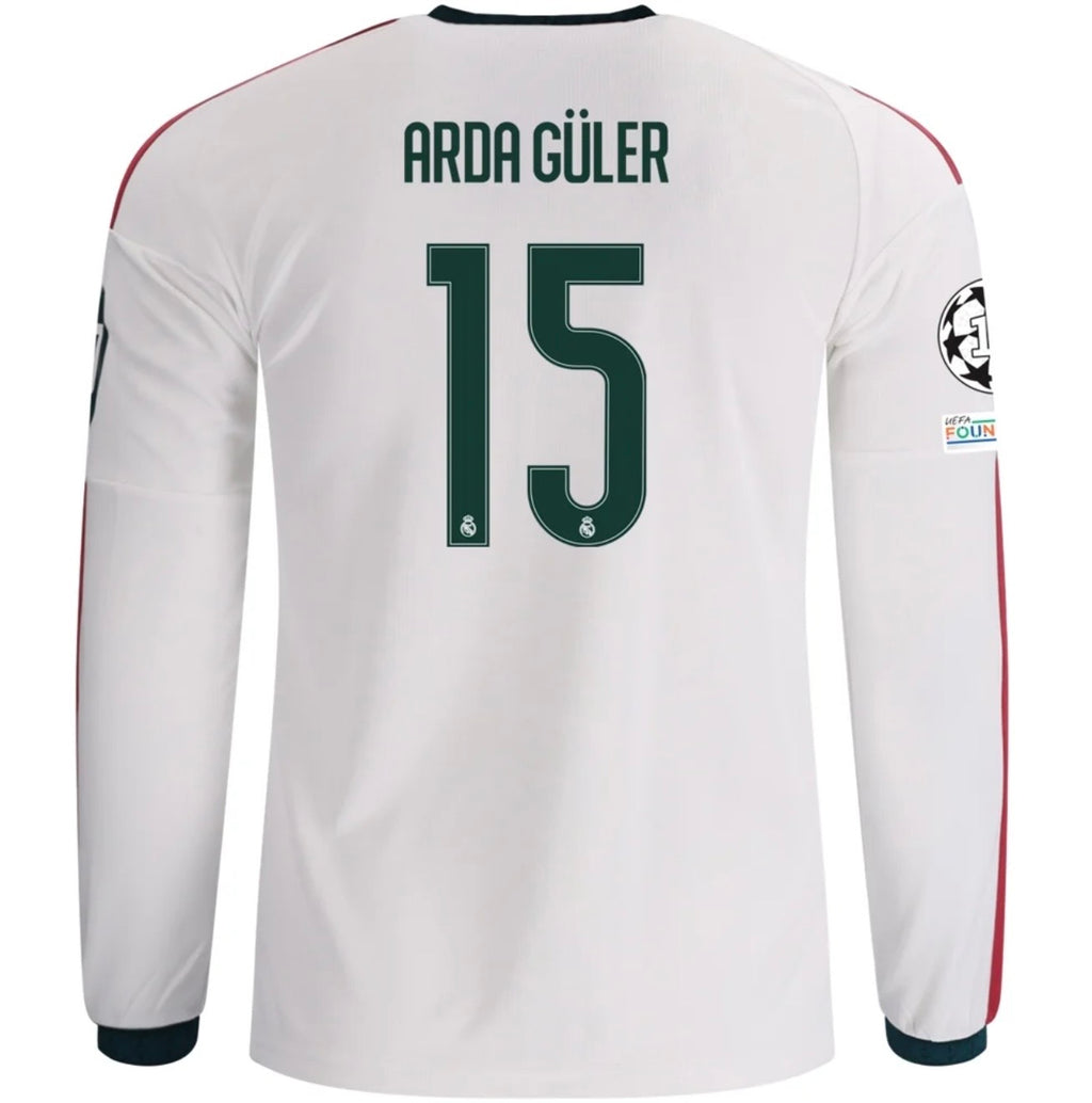 Men's Replica adidas Arda Guler Real Madrid Home Jersey 26/27