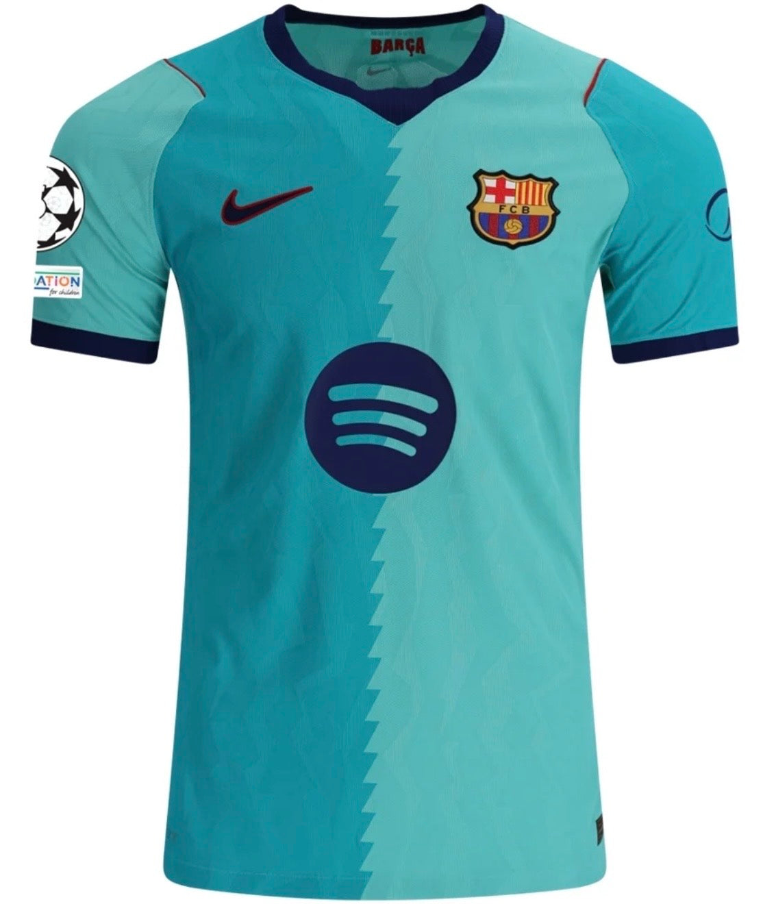 Men's Authentic Nike Pedri Barcelona Third Jersey 26/27 - UCL