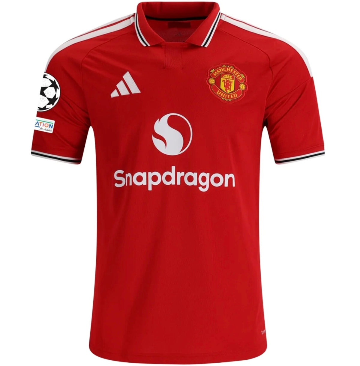 Men's Replica adidas Rashford Manchester United Home Jersey 26/27 - UCL