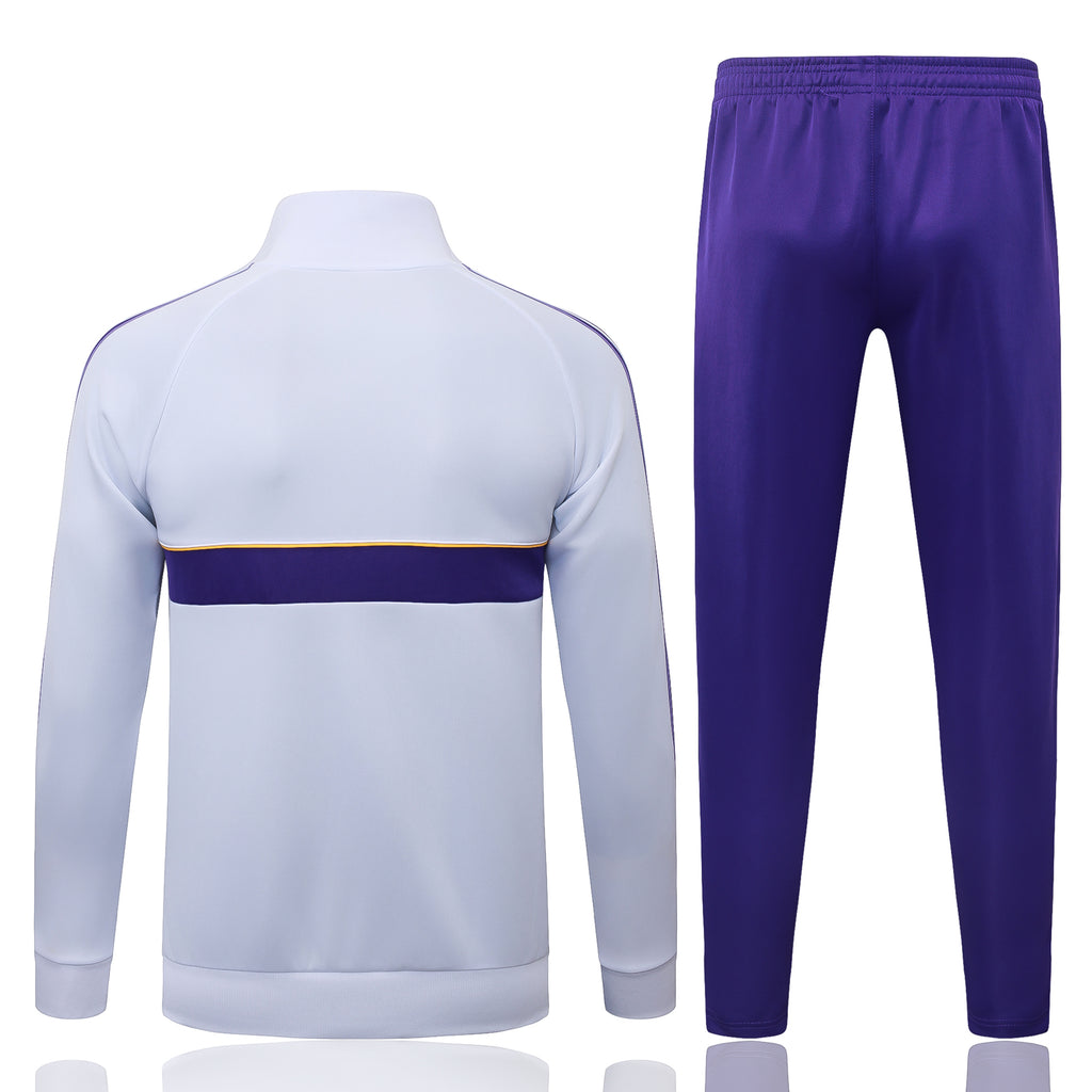 Real Madrid 26/27 adidas Originals Track Jacket & Pants Set – White/Purple